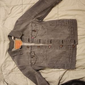 Levis Denim jacket xs grey